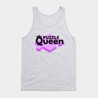 Purple Puzzle Queen Tank Top